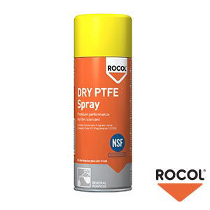 Imagen de Aerosol lubricante de película seca de rendimiento superior -  Dry PTFE Spray - Rocol